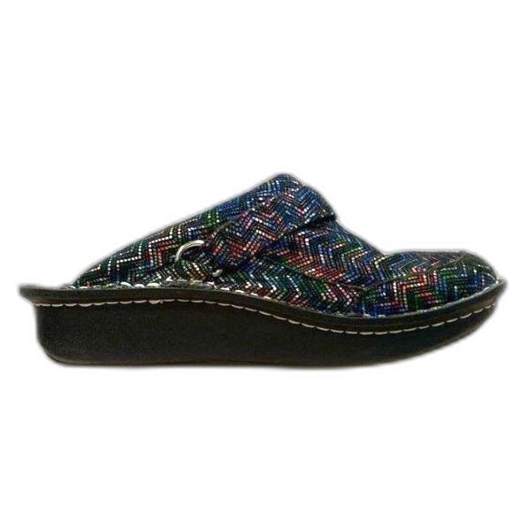 Alegria Seville Ric Rack Rainbow Clog - Picture 2 of 5